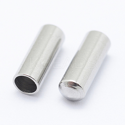 Tarnish Resistant 304 Stainless Steel Cord End Caps LS-STAS-K152-03A-1