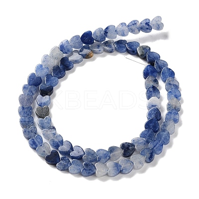 Dyed & Heated Natural Blue Aventurine Beads Strands G-M403-A33-02-1