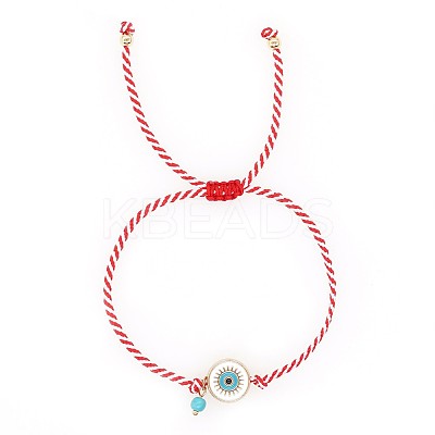 Mother's Day Glass Seed Bead Charm Bracelets SK3516-17-1