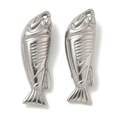 Anti-Tarnish 304 Stainless Steel Pendants STAS-Q334-31P-1