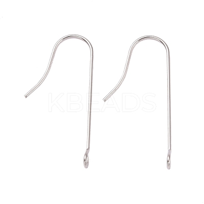 Tarnish Resistant 316 Surgical Stainless Steel Earring Hooks STAS-E027-01B-P-1