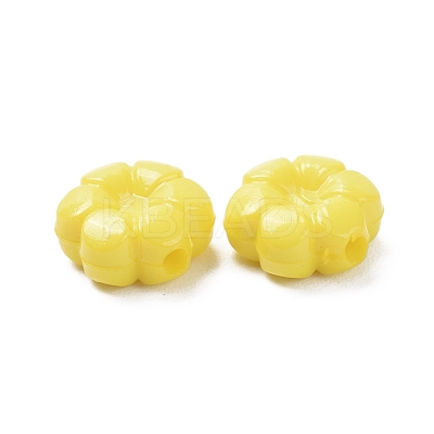 Opaque Acrylic Flower Beads SACR-R821-06-1