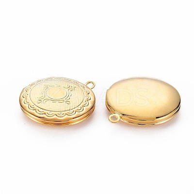 Brass Locket Pendants X-KK-S356-684-1