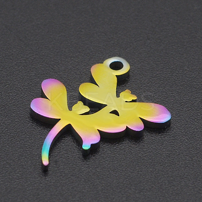 Ion Plating(IP) 201 Stainless Steel Pendants STAS-R111-JA550-1
