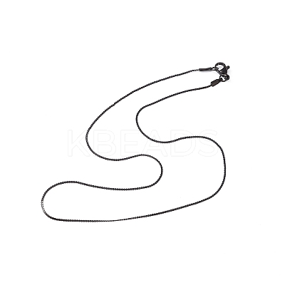 304 Stainless Steel Serpentine Chain Necklace for Men Women LS-NJEW-G076-01A-EB-1