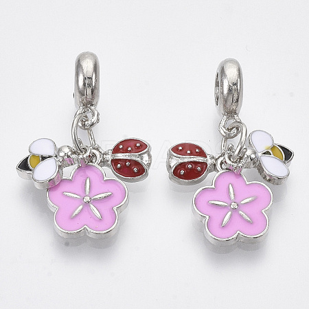 Alloy European Dangle Charms LS-MPDL-T004-12P-1