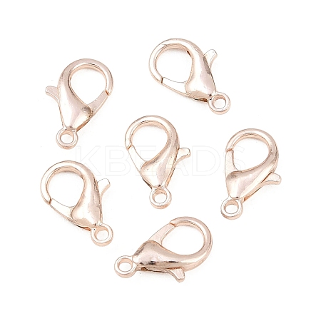 Zinc Alloy Lobster Claw Clasps X-E102-RG-1
