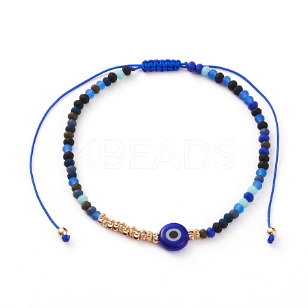 Adjustable Nylon Cord Braided Bead Bracelets BJEW-JB05792-03-1