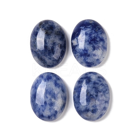 Natural Blue Spot Jasper Cabochons G-B080-01A-02-1