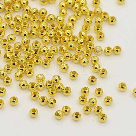 Brass Round Spacer Beads X-J0K2D012-1