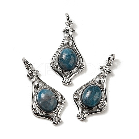 Natural Apatite Pendants G-C096-03P-07-1