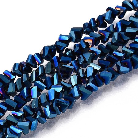 Electroplate Glass Beads Strands GLAA-N024-4mm-02-1