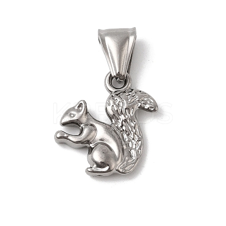 Animal Theme 304 Stainless Steel Pendants STAS-B167-27D-P-1