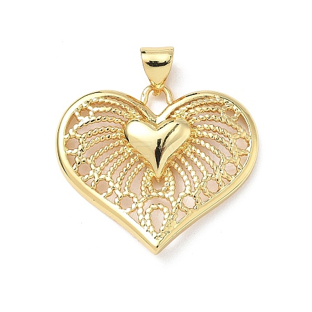 Brass Pendants KK-P330-02A-G-1