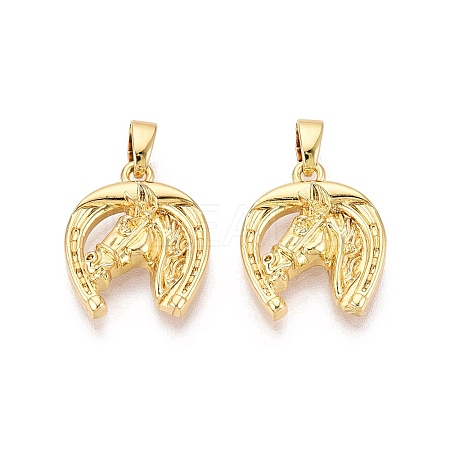 Brass Pendants KK-Q073-05P-1