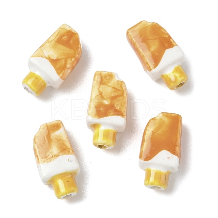 Handmade Porcelain Beads PORC-K003-07C-1