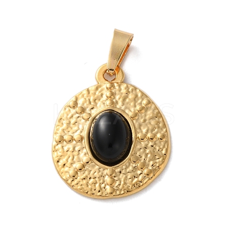 Natural Black Onyx(Dyed and Heated) Pendants STAS-C120-11G-07-1