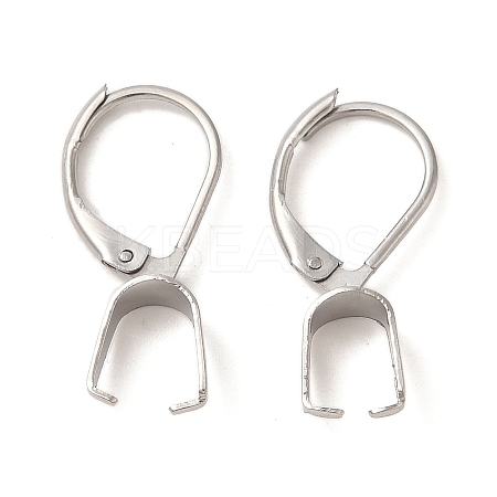 304 Stainless Steel Leverback Earring Findings STAS-U025-01P-02-1