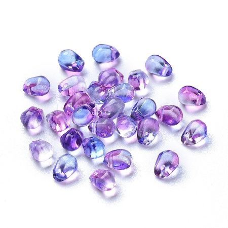 Transparent Glass Charms LS-X-GLAA-O017-02G-1