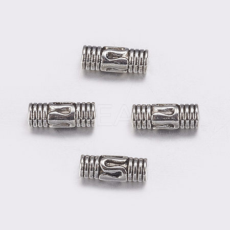 Tibetan Style Alloy Beads X-TIBEB-1009-AS-LF-1
