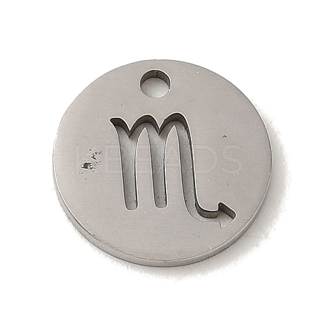 Non-Tarnish 201 Stainless Steel Charms STAS-E217-10P-04-1