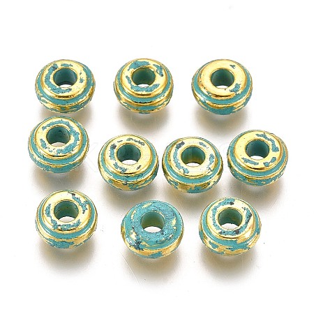 Alloy Spacer Beads PALLOY-L222-062GGP-RS-1