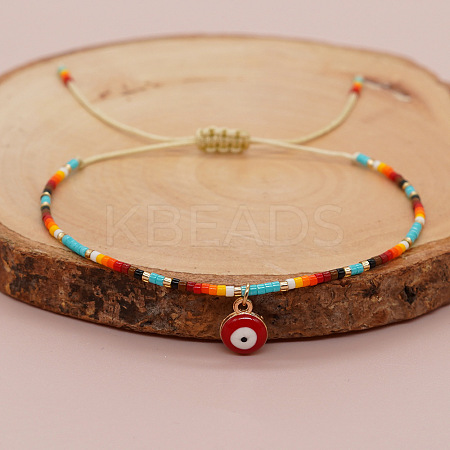Alloy Enamel Charm Bracelets IY1908-1-1