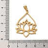 304 Stainless Steel Pendants STAS-O005-07G-3