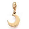 Ion Plating(IP) 304 Stainless Steel Charms STAS-F259-014G-1