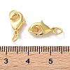 Rack Plating Brass Lobster Claw Clasps KK-F090-26G-02-3