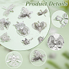 18Pcs 9 Styles Brass Rhinestone Pendants FIND-PH0020-70-4