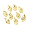 Rack Plating Eco-Friendly Brass Micro Pave Cubic Zirconia Connector Charms KK-F844-07G-3