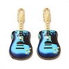 Rack Plating Golden Tone Alloy Pendants ENAM-M051-14G-3