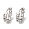 304 Stainless Steel Hoop Earrings EJEW-B142-01P-2