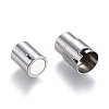 304 Stainless Steel Locking Tube Magnetic Clasps STAS-E147-43P-2