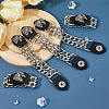 5Pcs Alloy & Imitation Leather Waistcoat Extension Chain FIND-FH0008-85A-5