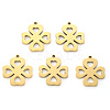 PVD Vacuum Plating 304 Stainless Steel Pendants STAS-N092-06G-1