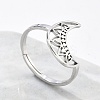 Non-Tarnish 304 Stainless Steel Adjustable Rings RJEW-K245-49P-3