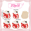 20Pcs Alloy Enamel Pendants ENAM-SC0005-34-2