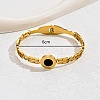 Natural Shell Flat Round Bangle SR1208-1-3