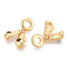Brass Black Enamel Boxing Glove European Dangle Charms X1-KK-N271-08G-2