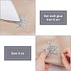 24Pcs 6 Style Star Glitter Hotfix Rhinestone DIY-FG0002-76-3