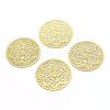 Brass Filigree Joiners KK-K184-03C-RS-1