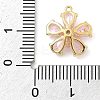 Brass Micro Pave Cubic Zirconia Pendants KK-S514-02C-G-3