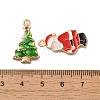 Christmas Theme Alloy Enamel Pendants FIND-M039-01A-3