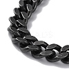 Ion Plating(IP) 304 Stainless Steel Diamond Cut Curb Chain Necklaces NJEW-P288-03AS-3