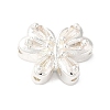 Brass Micro Pave Clear Cubic Zirconia Beads KK-G503-13S-1