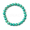 Crackle Synthetic Imperial Stone Round Beaded Stretch Bracelets for Women IQ5974-5