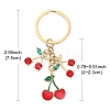 Alloy Resin and Rhinestone Keychain X1-KEYC-YW00141-01-3