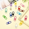 15 Colors Zinc Alloy Baking Paint Swivel Snap Hooks Clasps FIND-YW0005-53-5